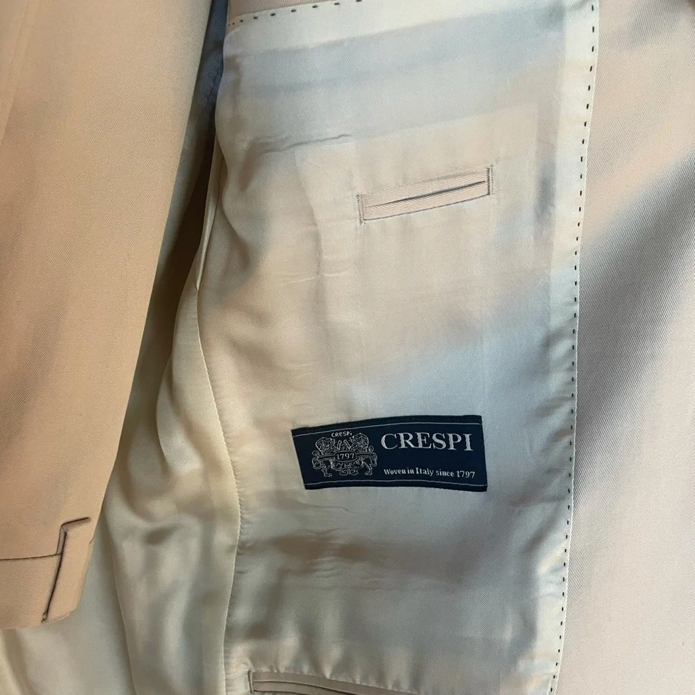 J.Crew Stone Cotton Chino Suit - 40L, 29 Waist